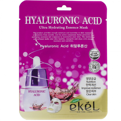 Маска для лица с гиалуроновой кислотой Mask Pack Hyaluronic Acid EKEL 25 мл
