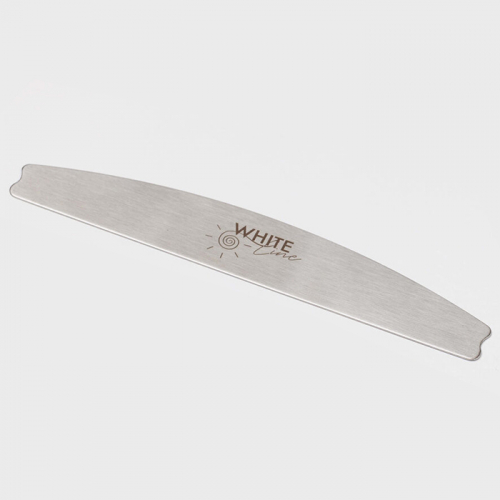 WHITE LINE Пилка-основа для ногтей "Лодочка" металлическая 16,2 см