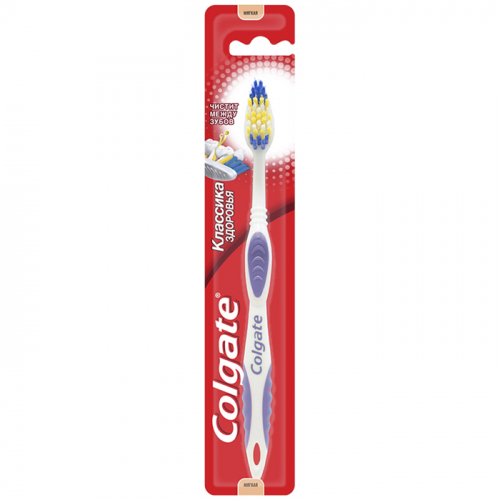 Зубная щётка КЛАССИКА ПЛЮС мягкая, COLGATE (цвет: Микс)