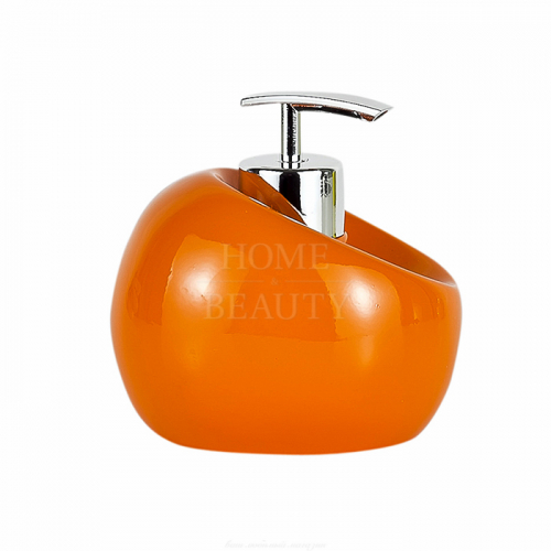 NORA Дозатор для жидкого мыла 12 х 9 х 12, полимер (оранжевый) 