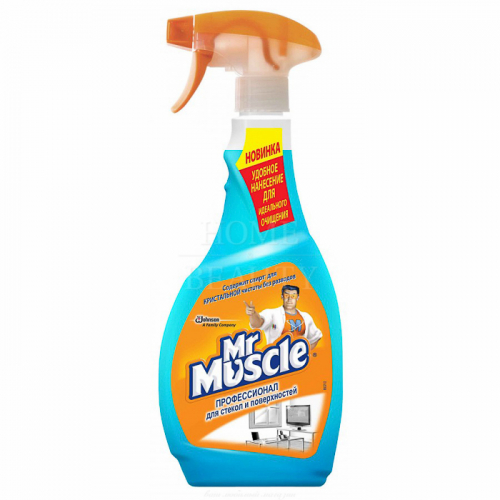 Чистящее средство для стекол и других поверхностей со спиртом MR.MUSCLE  500мл