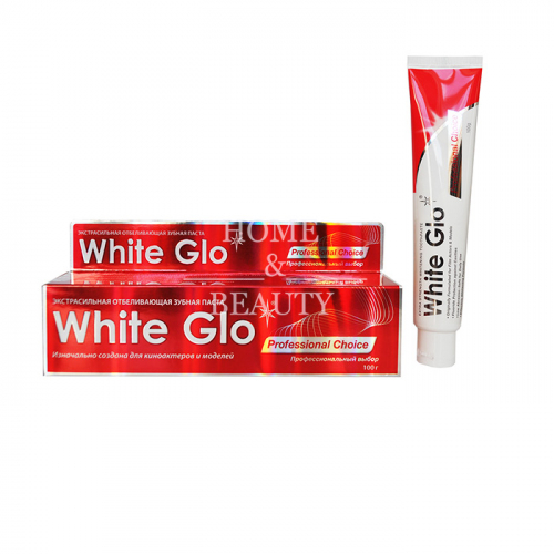 WHITE GLO Зубная паста отбеливающая профессиональный выбор, 100 мл