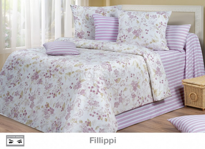 Комплект постельного белья Fillippi дуэт COTTON DREAMS (220*240,215*150*2,50*70*2)
